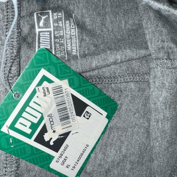 ๐ | Puma | Girls Gray and Silver Metallic Leggings | Size XL - Picture 4 of 4